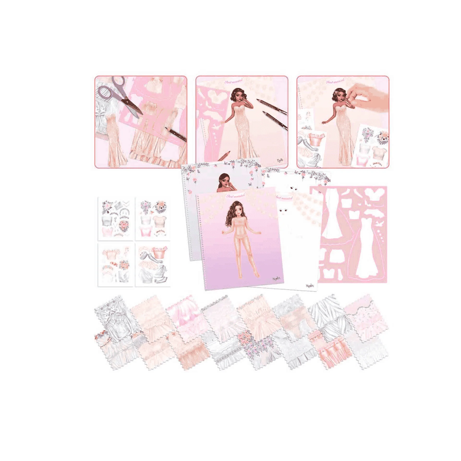 Create your Wedding Special TOPModel colouring book - Image 2