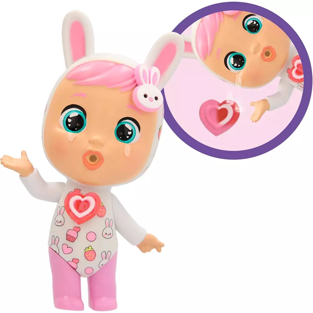 Cry Babies Magic Tears Charmz Muñeca Coleccionable Coney con Pins Personalizables - Image 3