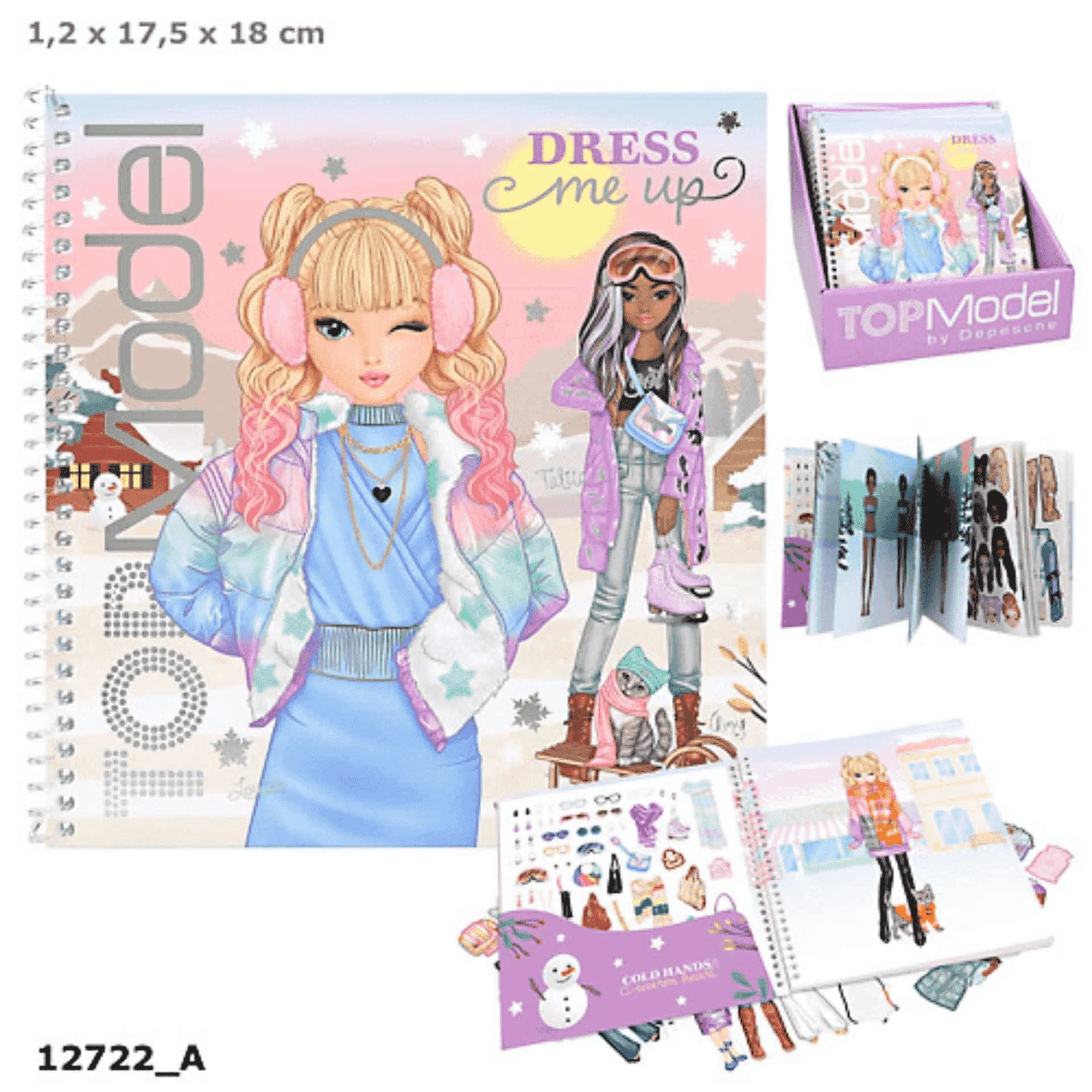Cuaderno Con Calcomanias Topmodel Dress