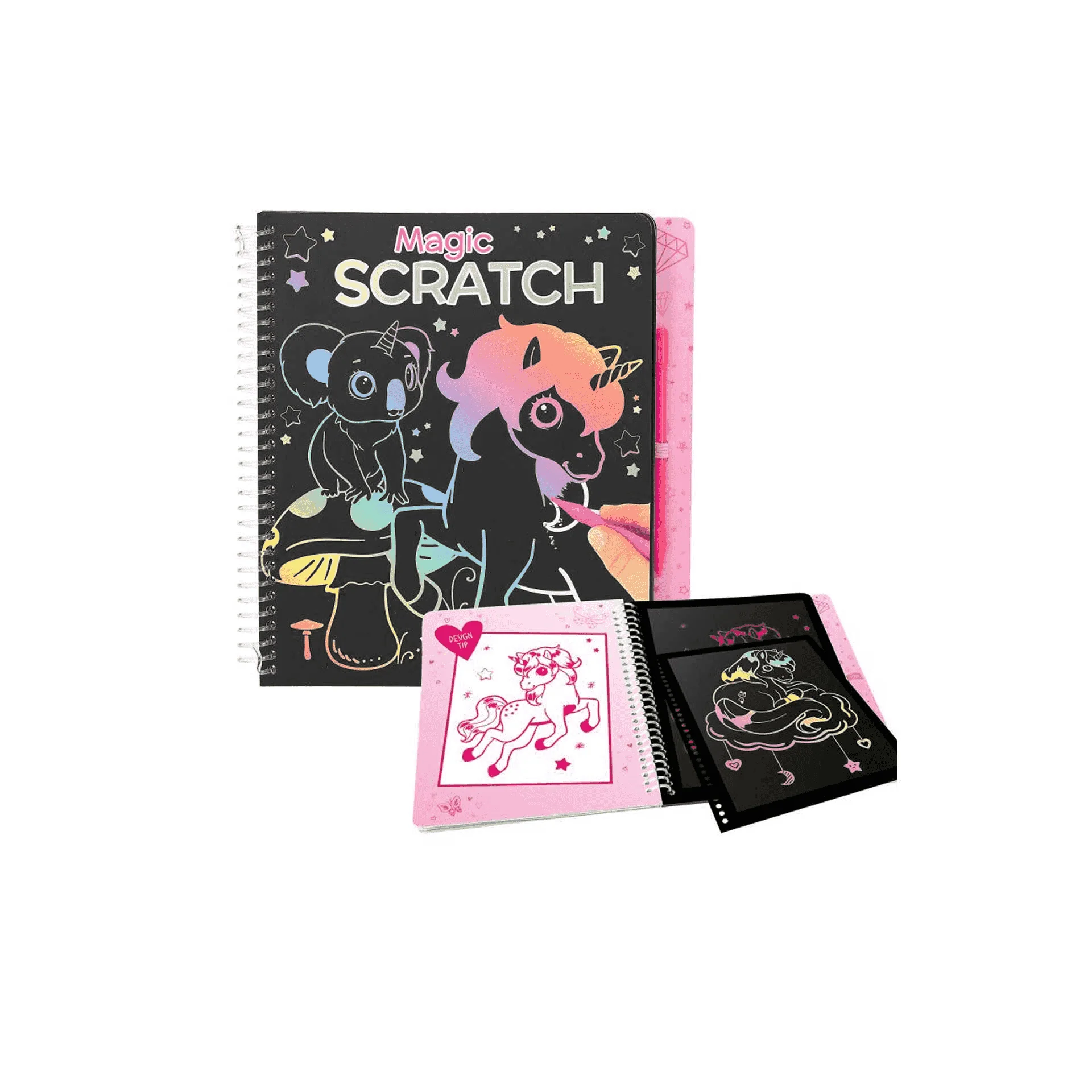 Cuaderno Magic Scratch de Ylvi and the Minimoomis,