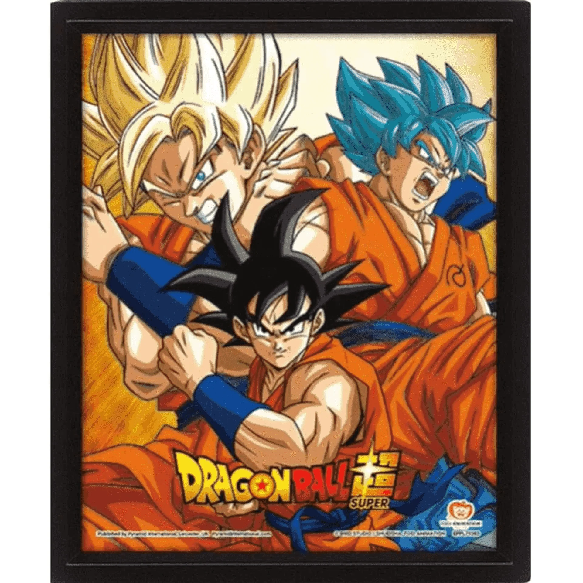 Cuadro 3D Dragon Ball Super - Friends or Rivals (26x20cm)