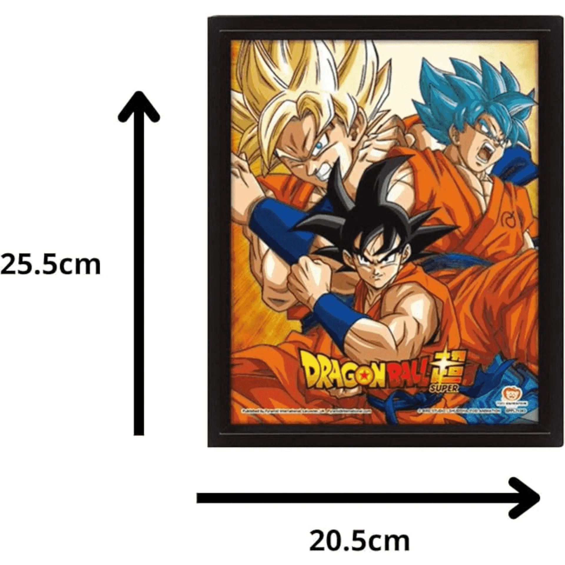 Cuadro 3D Dragon Ball Super - Friends or Rivals (26x20cm) - Image 2