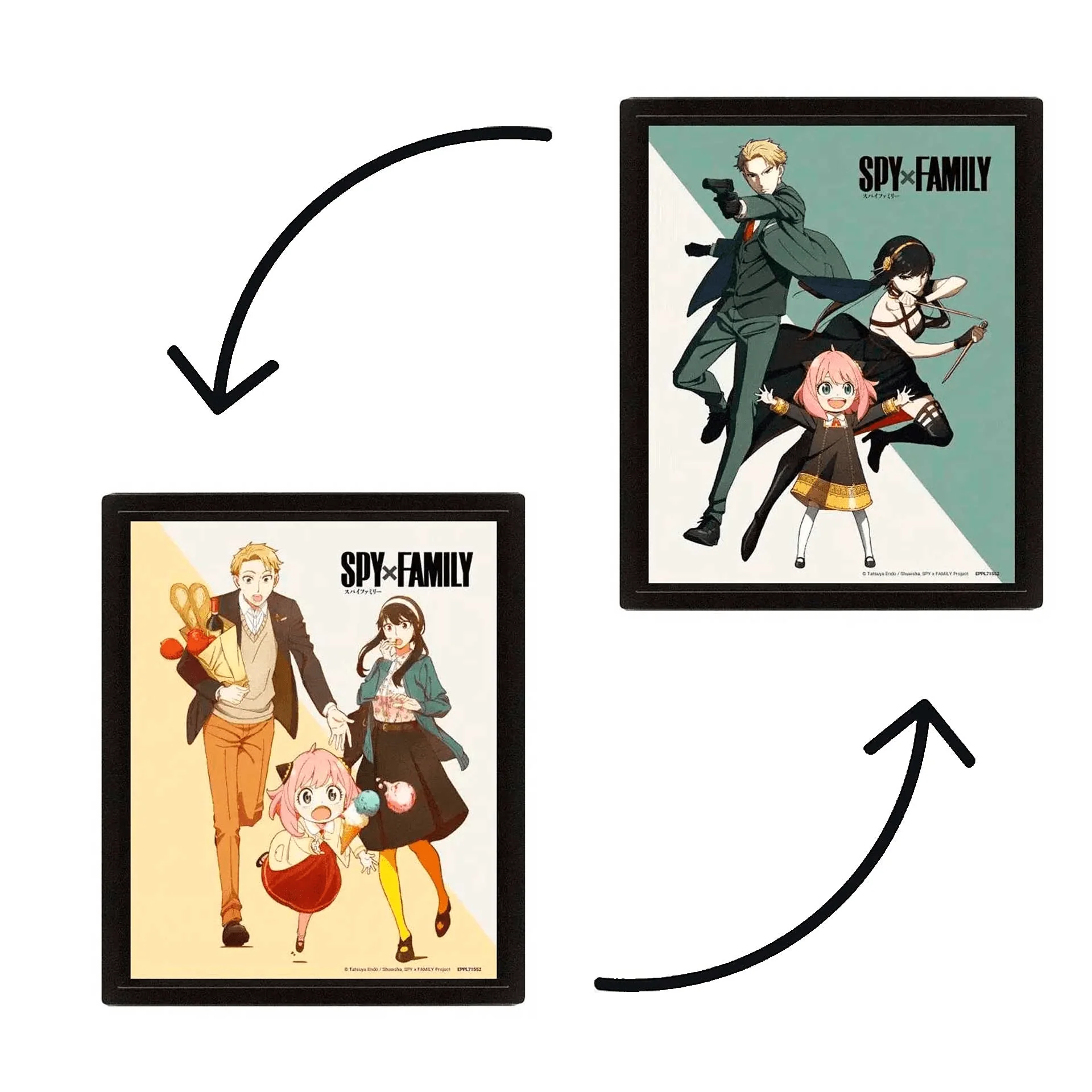Cuadro 3D Spy X Family: Cool vs Family