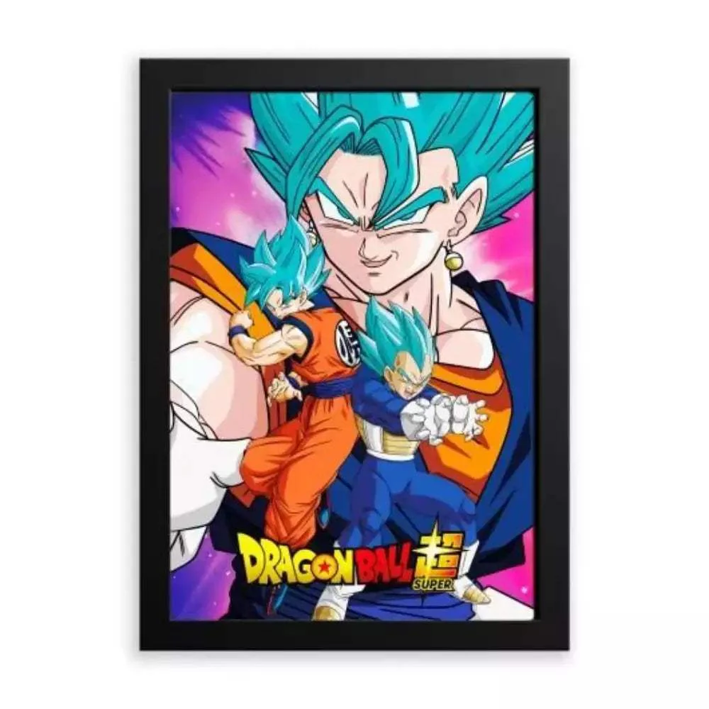 Cuadro LED Dragon Ball Super con luz – 28x20 cm