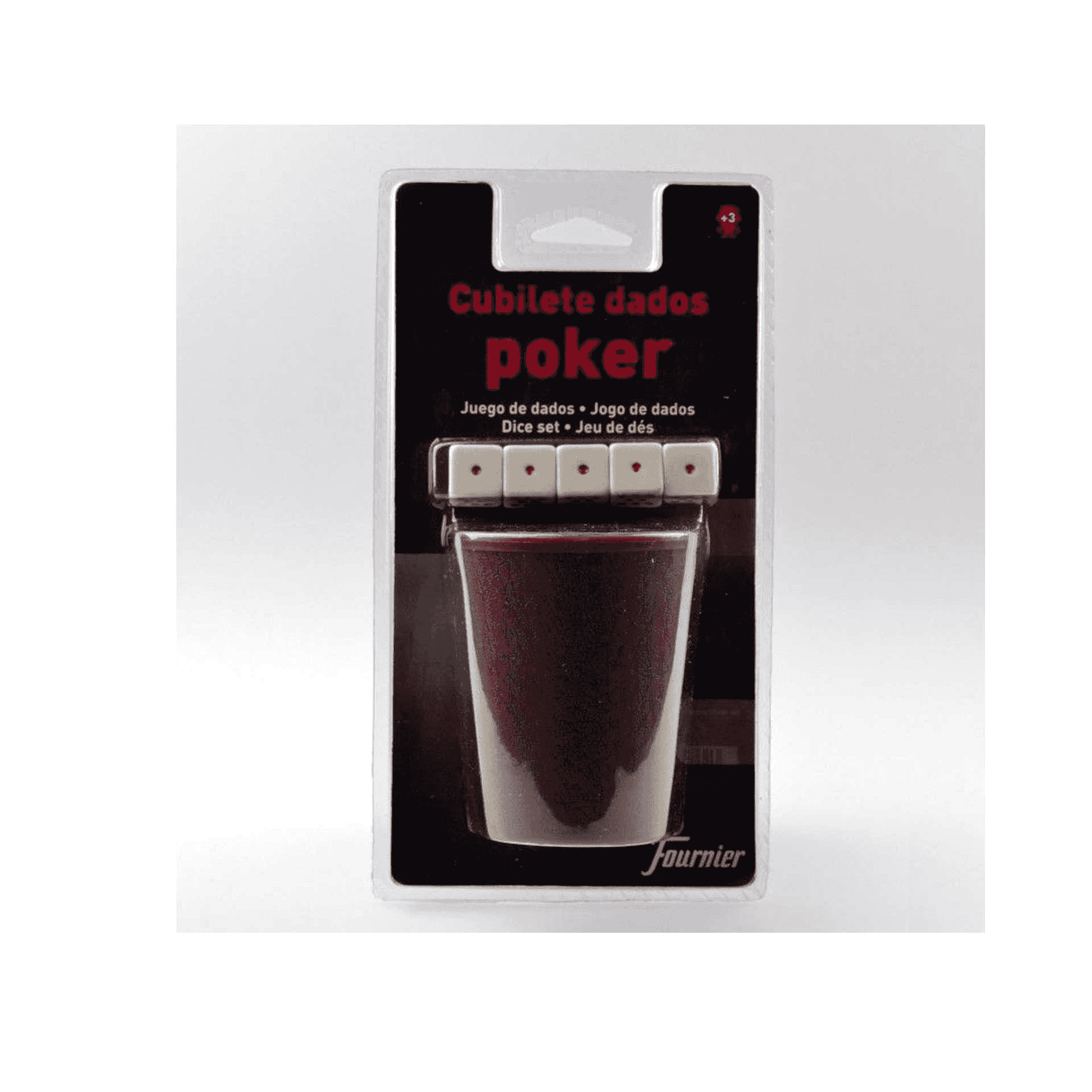 Cubilete y dados poker Fournier