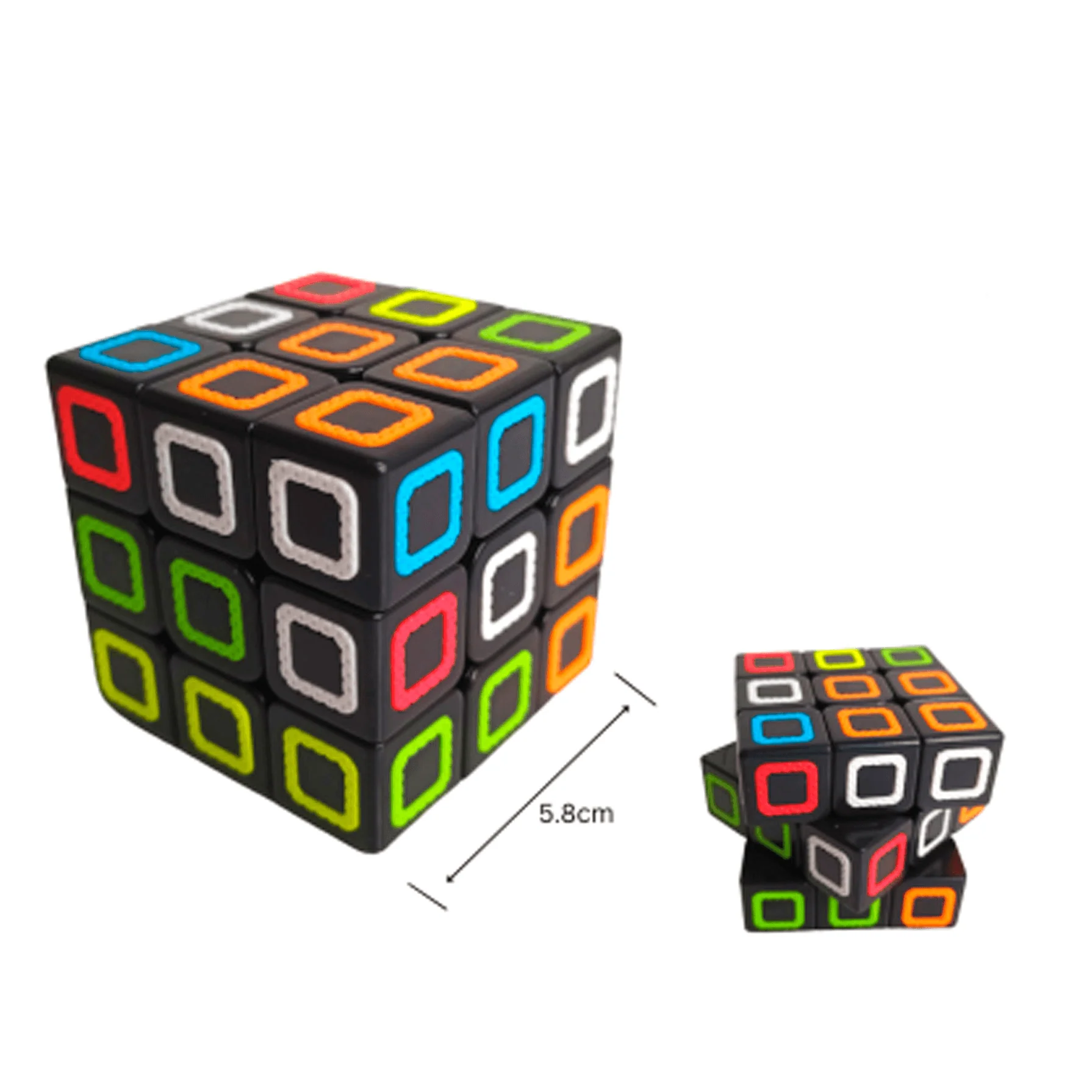 Cubo Crazy Cuadrados 3x3