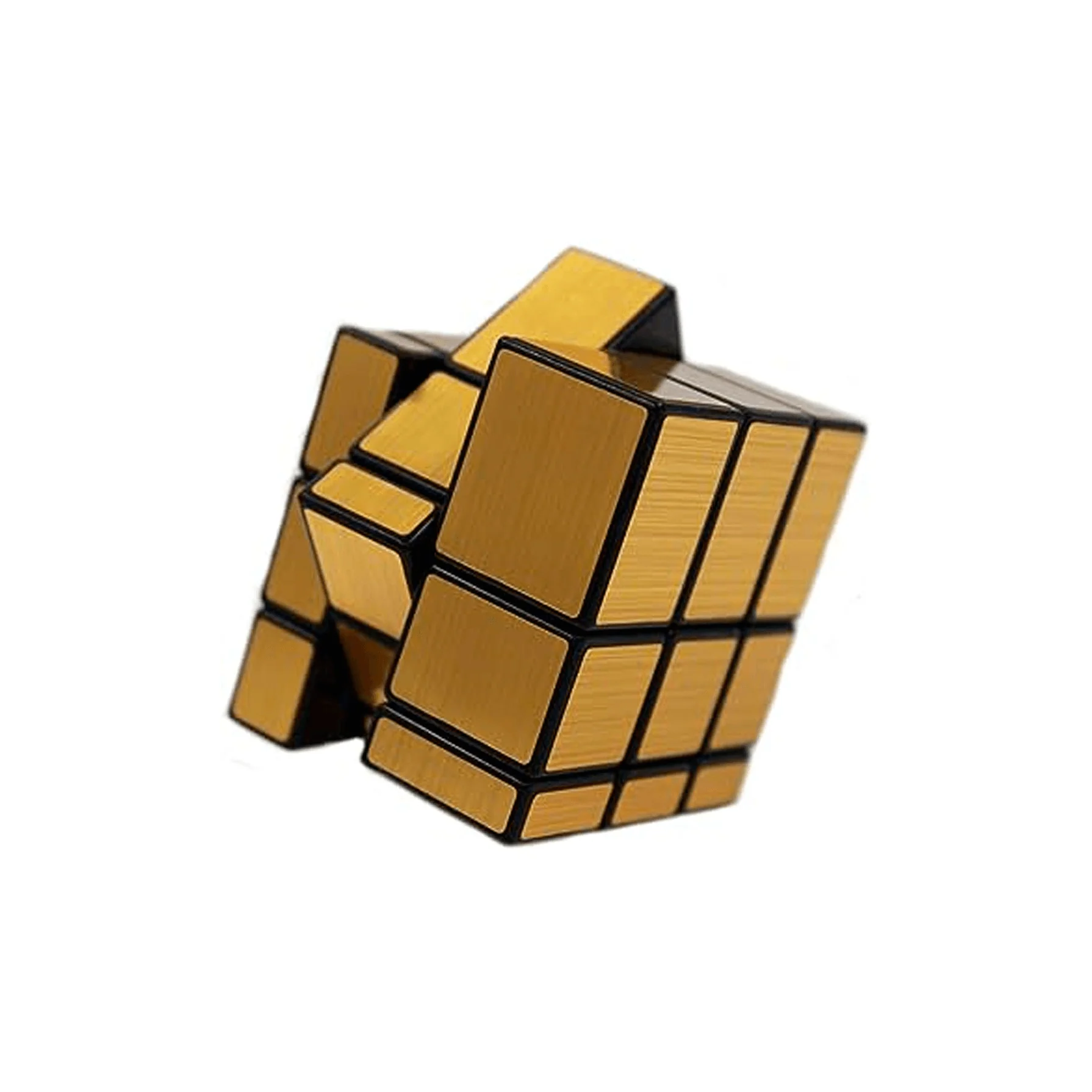 Cubo Crazy Formas 3x3 Dorado - Image 2