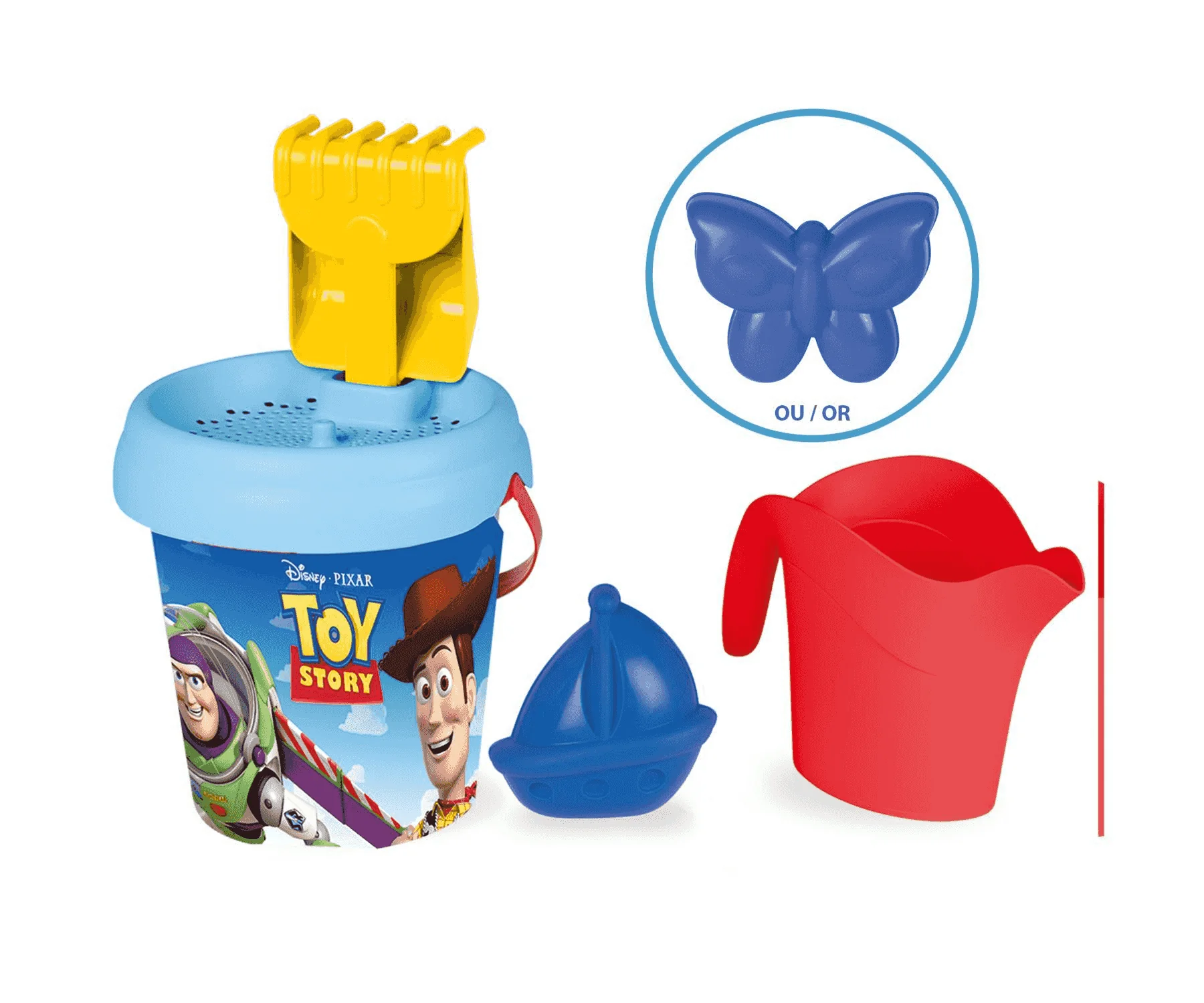 Cubo de Playa Toy Story con Accesorios