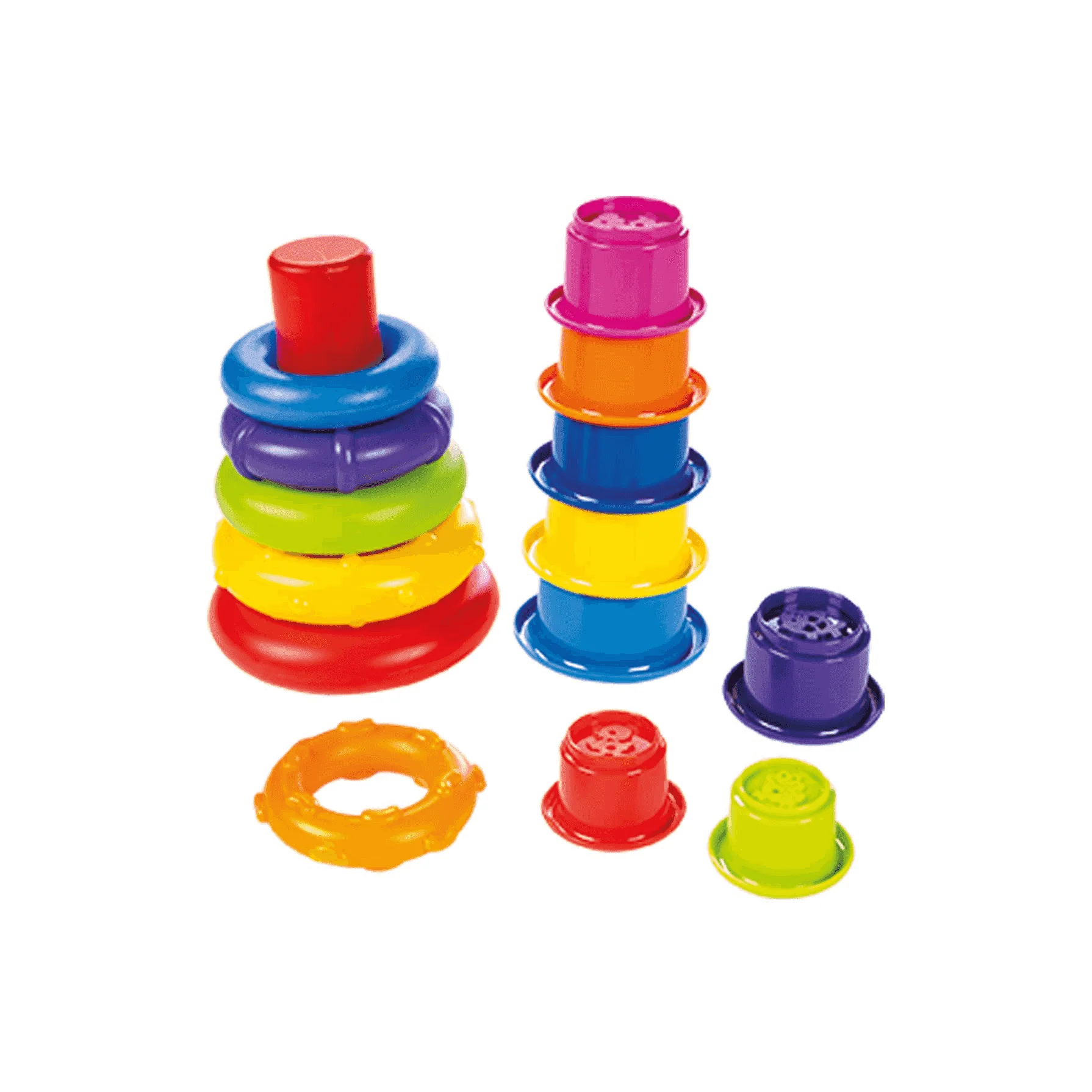 Cubos Y Anillas Apilables | Juguete Infantil