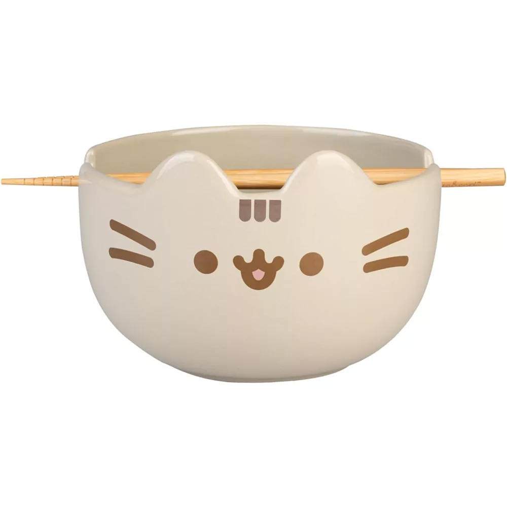 Cuenco Ramen Japonés Pusheen Gato 900 ml