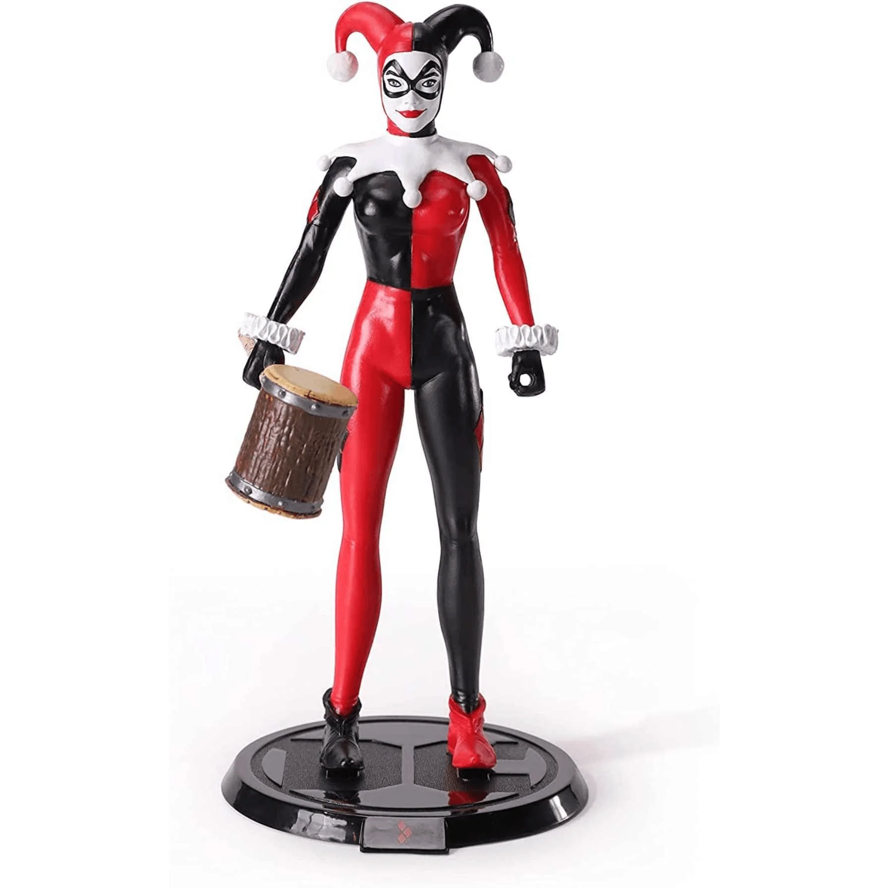 DC Comics Figura Bendyfig Harley Quinn Jester Outfit 19 cm