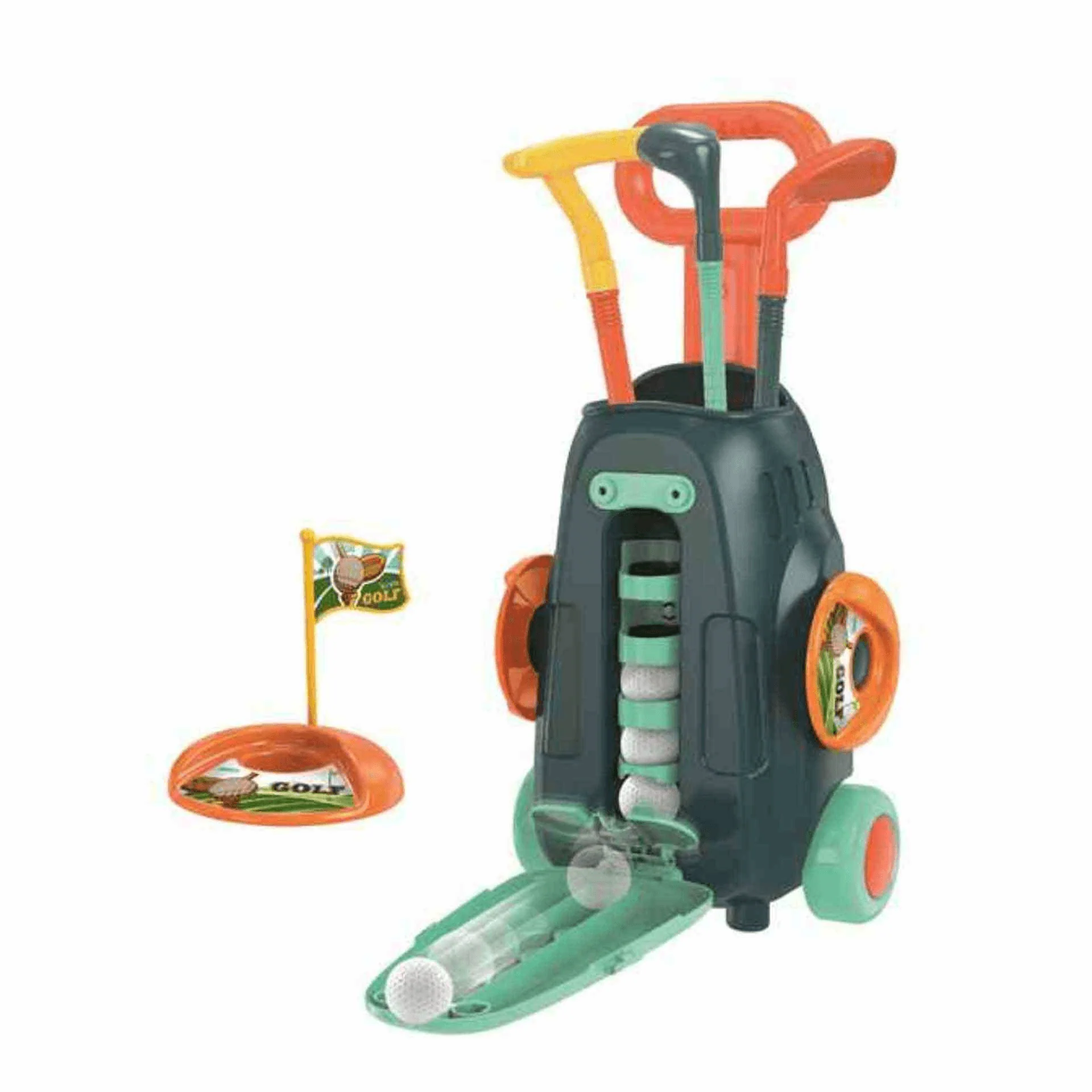 DeporWow | Carrito de Golf Verde - Image 2