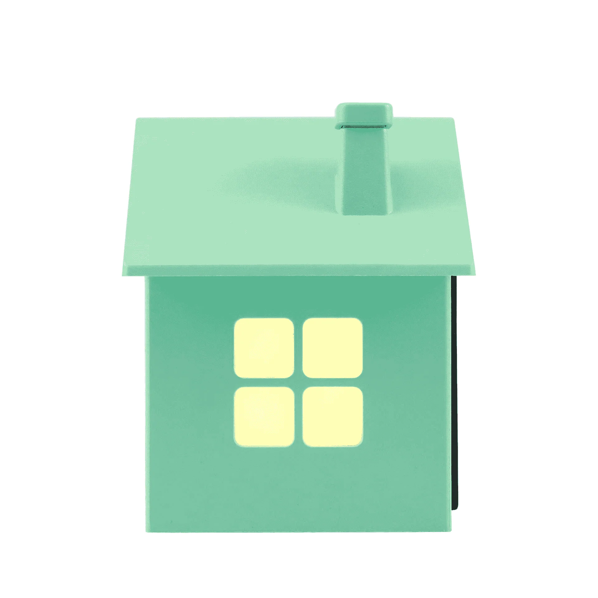 Despertador Casita Verde Pastel - Image 3