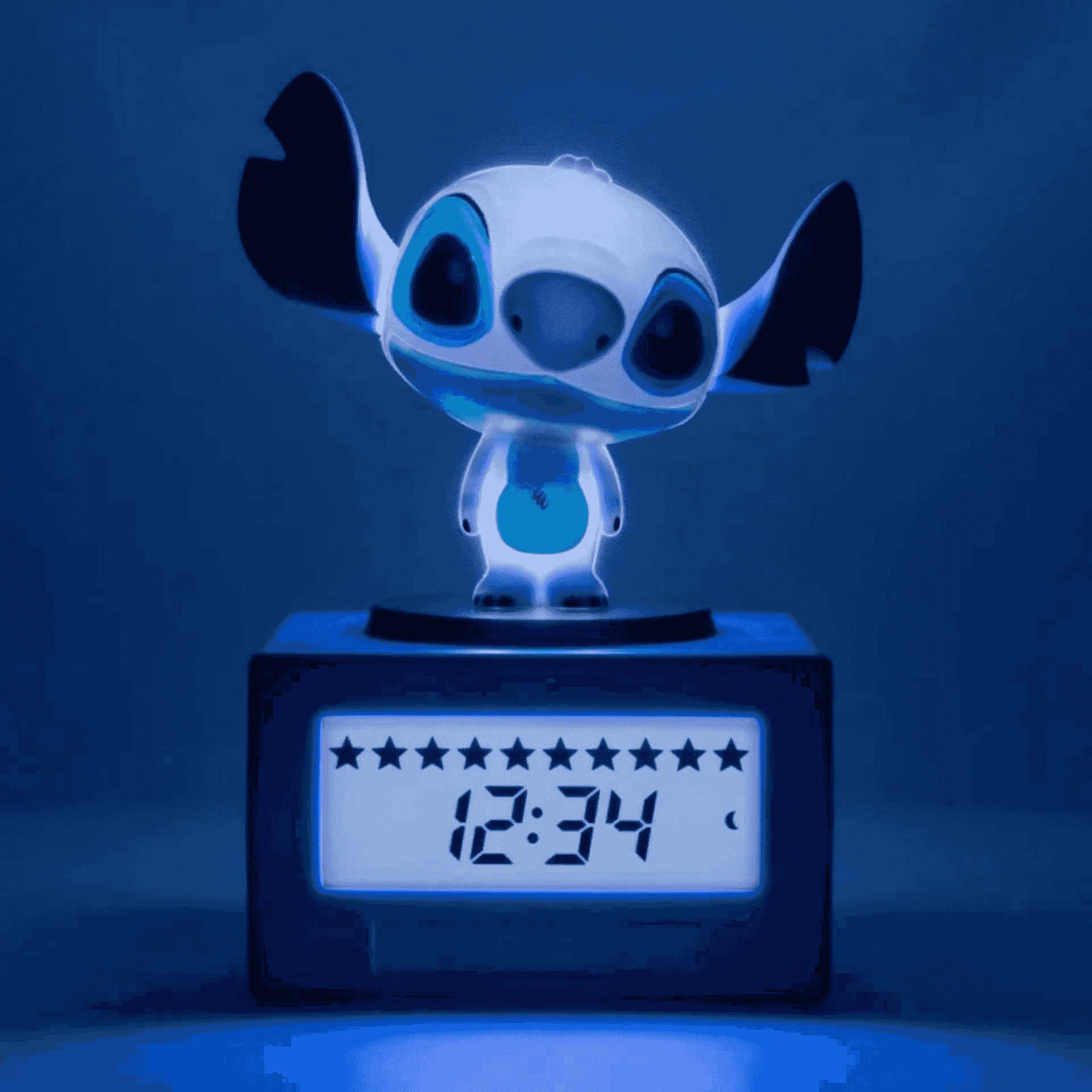 Despertador con luz nocturna 3D Disney Stitch Lexibook - Image 2