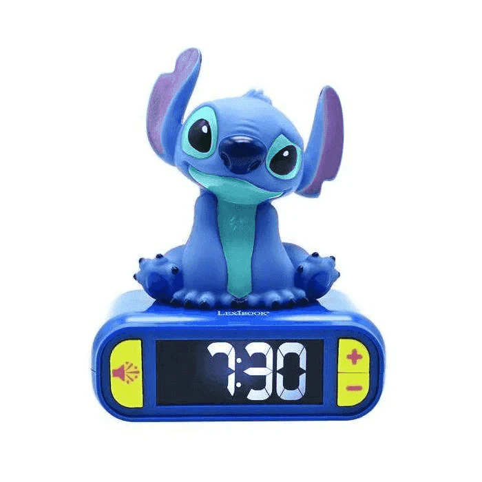 Despertador con luz nocturna Disney Stitch 3D