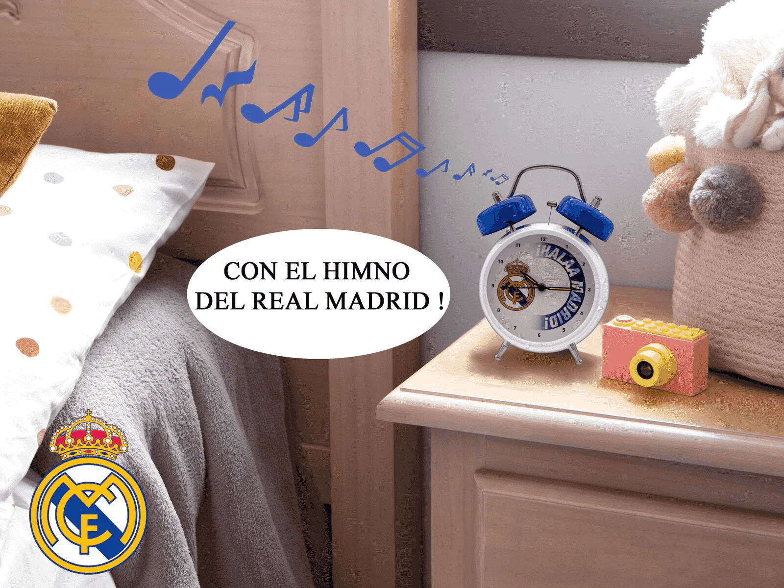 Despertador Musical Real Madrid con Himno Oficial - Image 3