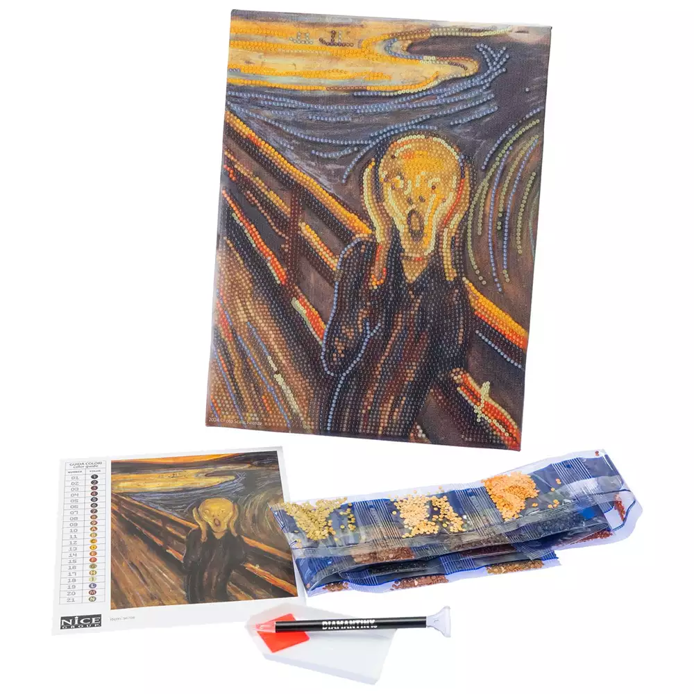 Diamantiny Quadro d’arte II – L’urlo - Image 4