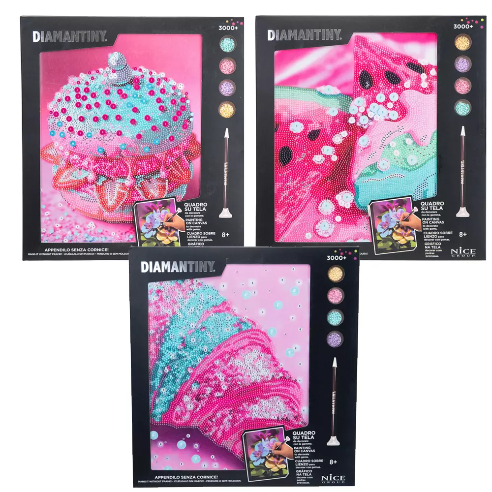 Diamantiny Quadro Shiny Food Surtido 15