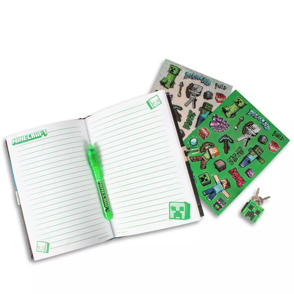Diario secreto Minecraft con bolígrafo mágico - Image 3