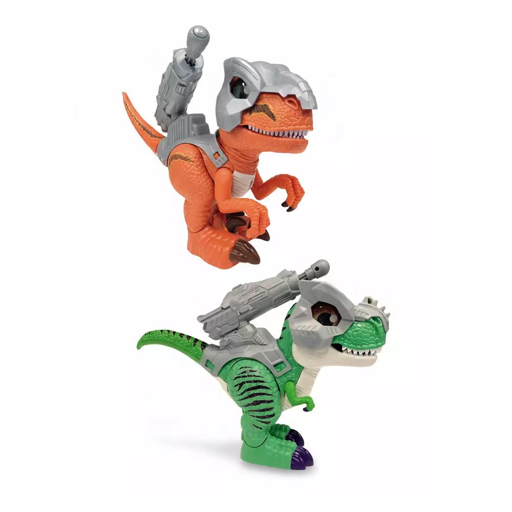 Dino Robot Lanzador con Armadura – ¡Acción Jurásica!