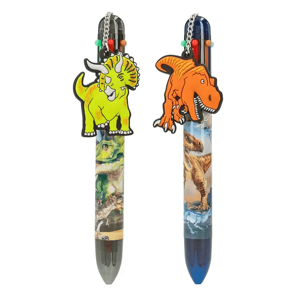 Dino World Bolígrafo Gel 6 Colores