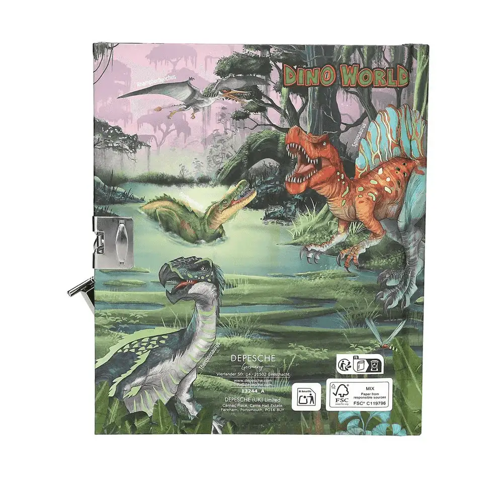 Dino World diario con candado - Image 4