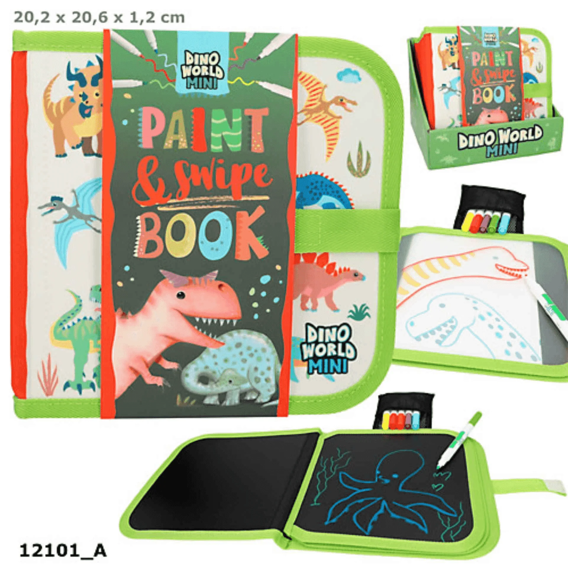 Dino World Libro Para Pintar Y Borrar