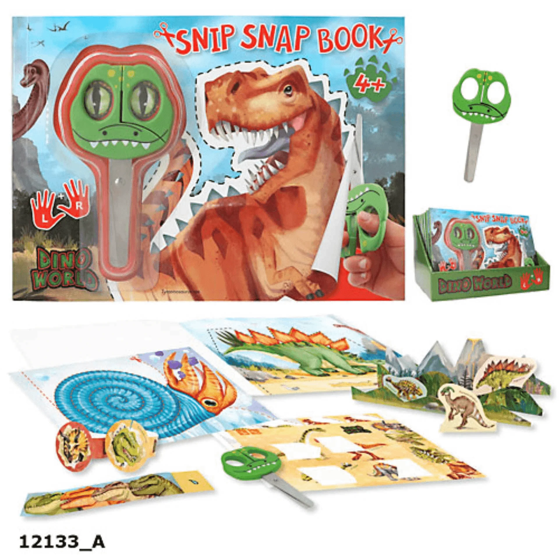 Dino World Libro Snip Snap