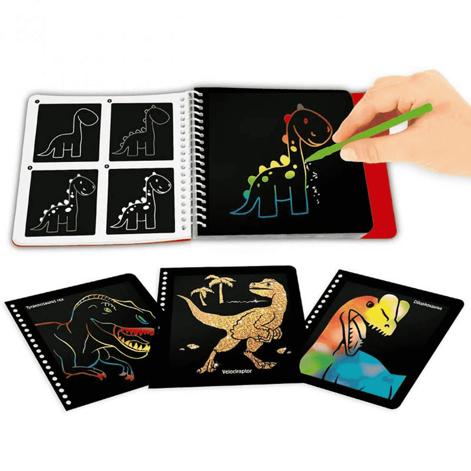 Dino World Mini Magic-Scratch Book - Image 2