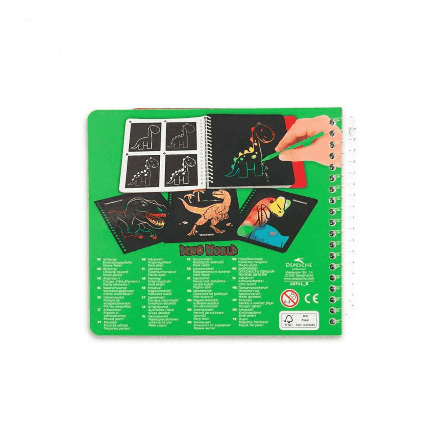 Dino World Mini Magic-Scratch Book - Image 6