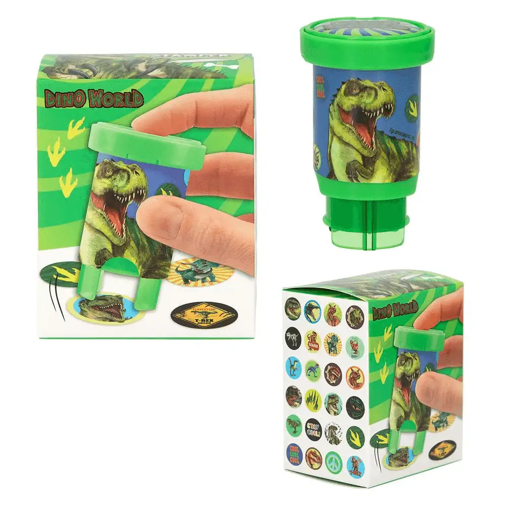 Dino World sticker stamper