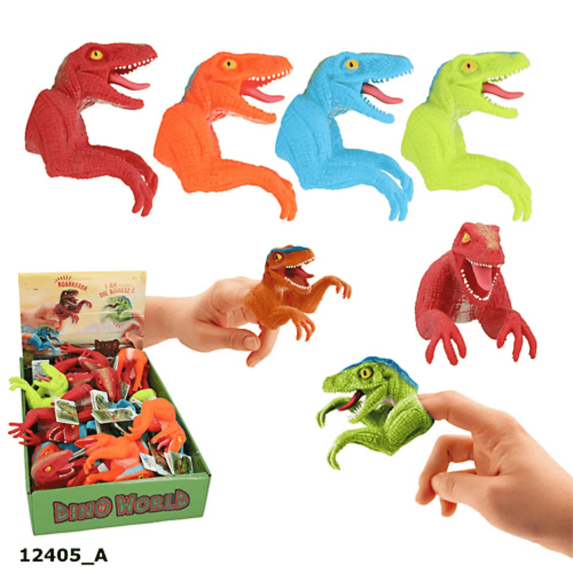 Dino World Titere De Dedo