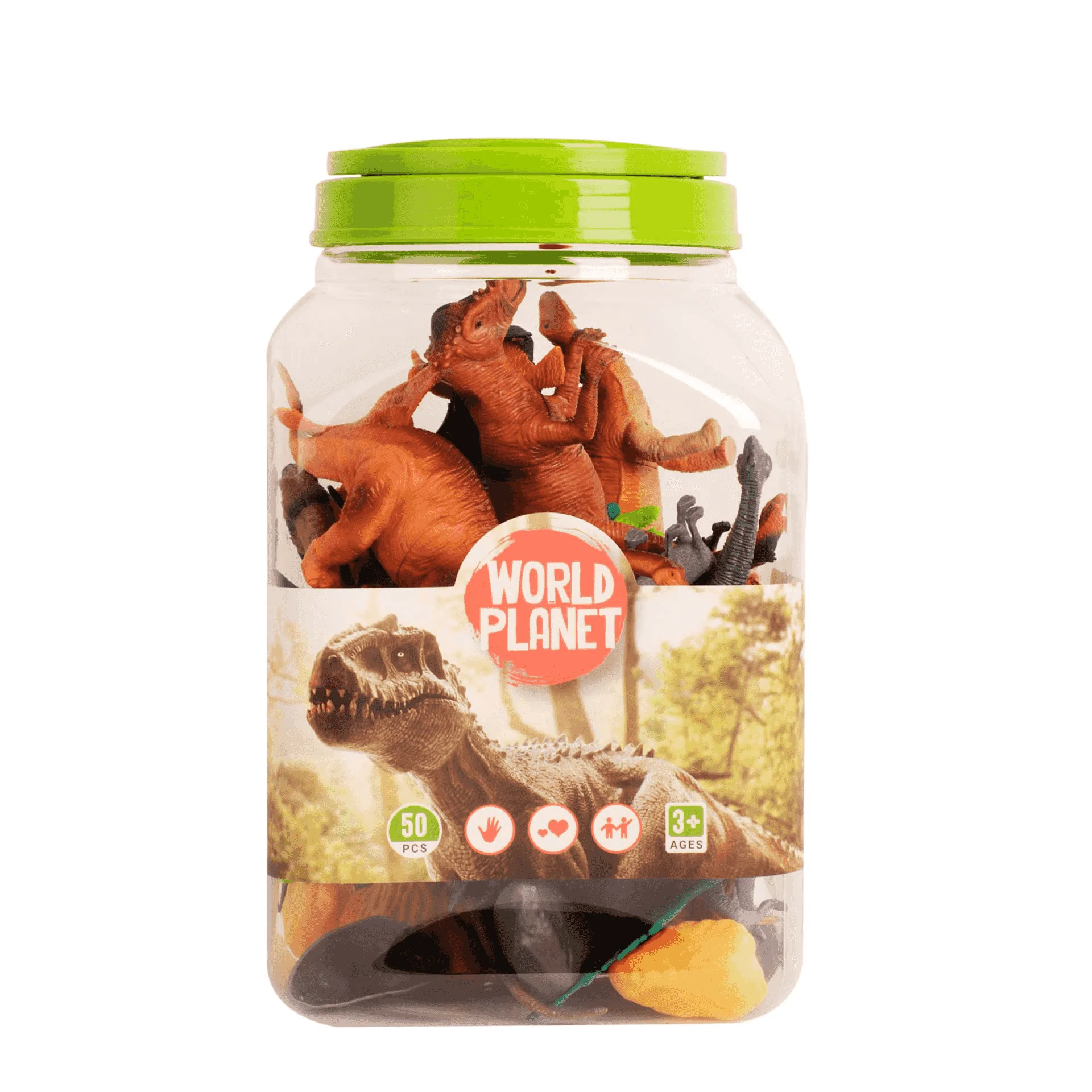 Dinosaurios Bote 50 Pcs