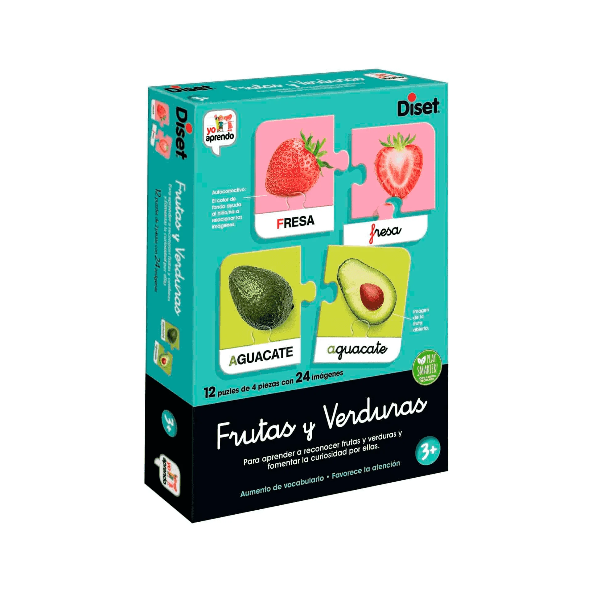 Diset Juego Educativo Frutas y Verduras