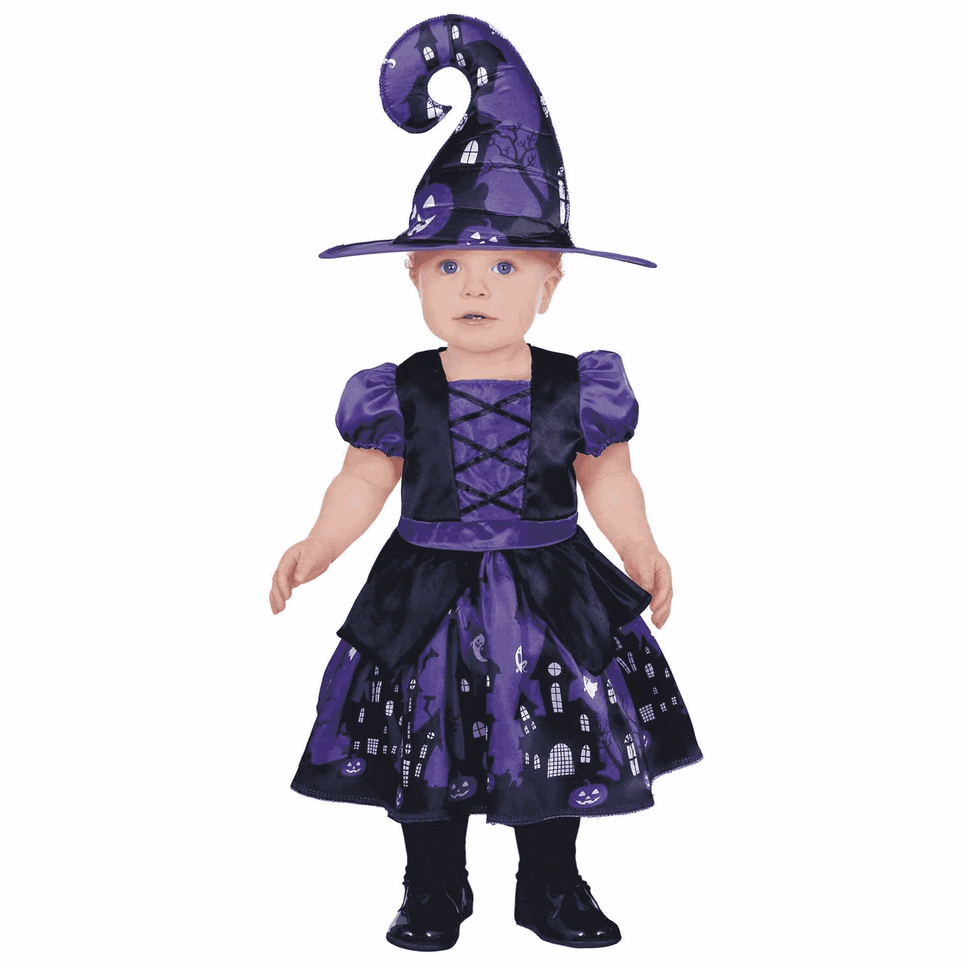 Disfraz Brujita Morada 2-3 años