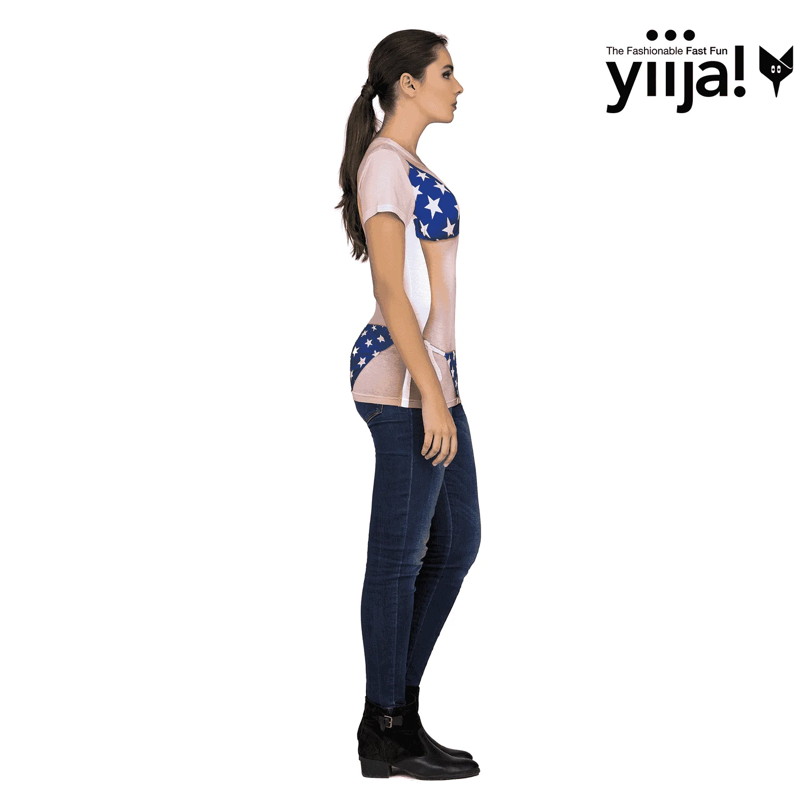Disfraz de American girl adulto talla M - Image 3