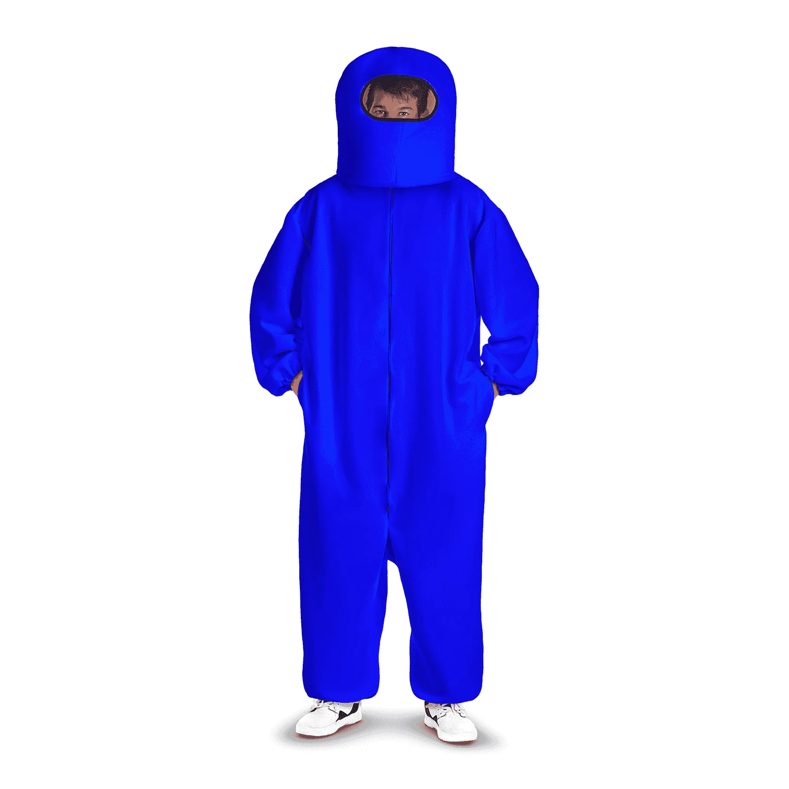 Disfraz de Among us impostor blue ml adulto talla ML