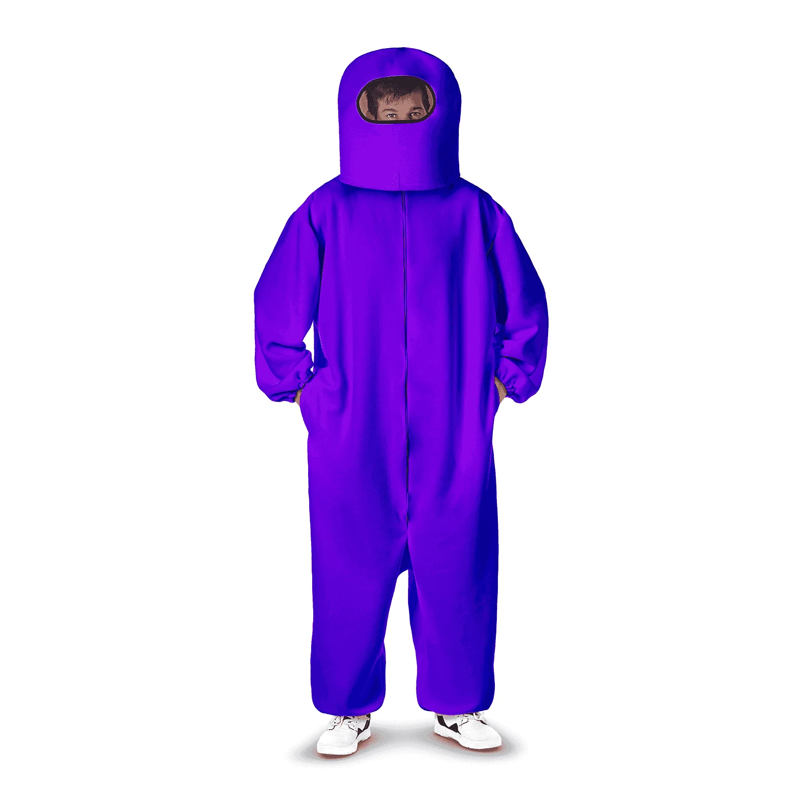 Disfraz de Among us impostor purple adulto talla XL