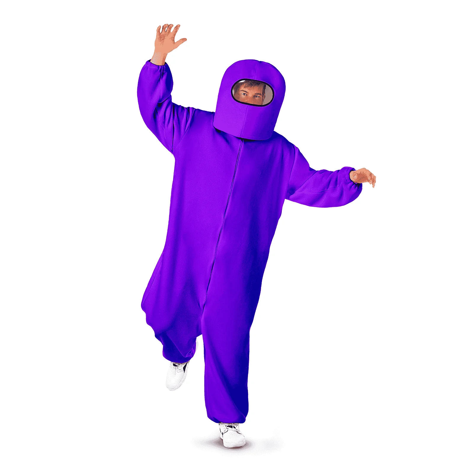 Disfraz de Among us impostor purple adulto talla XL - Image 4