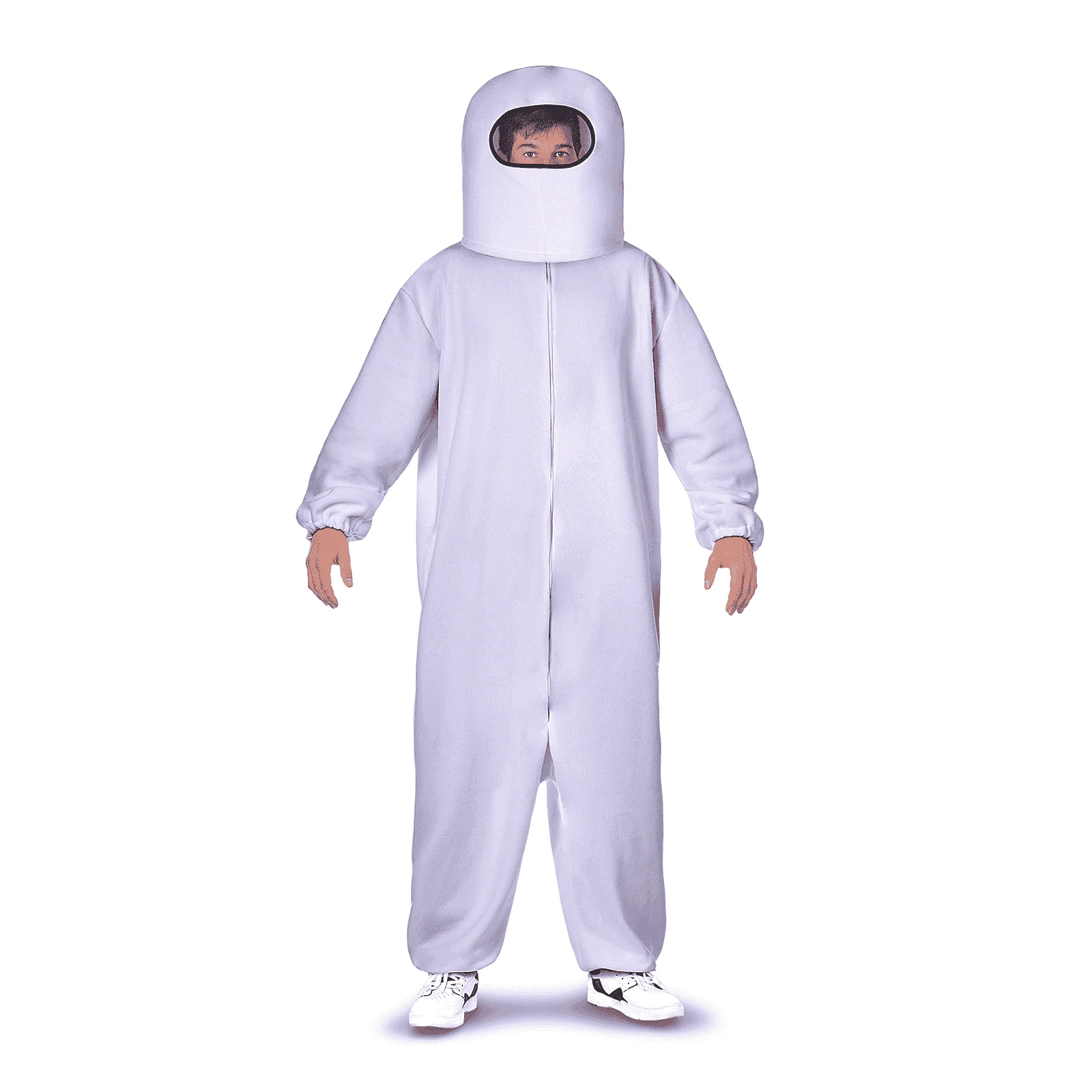 Disfraz de Among us impostor white adulto talla XL