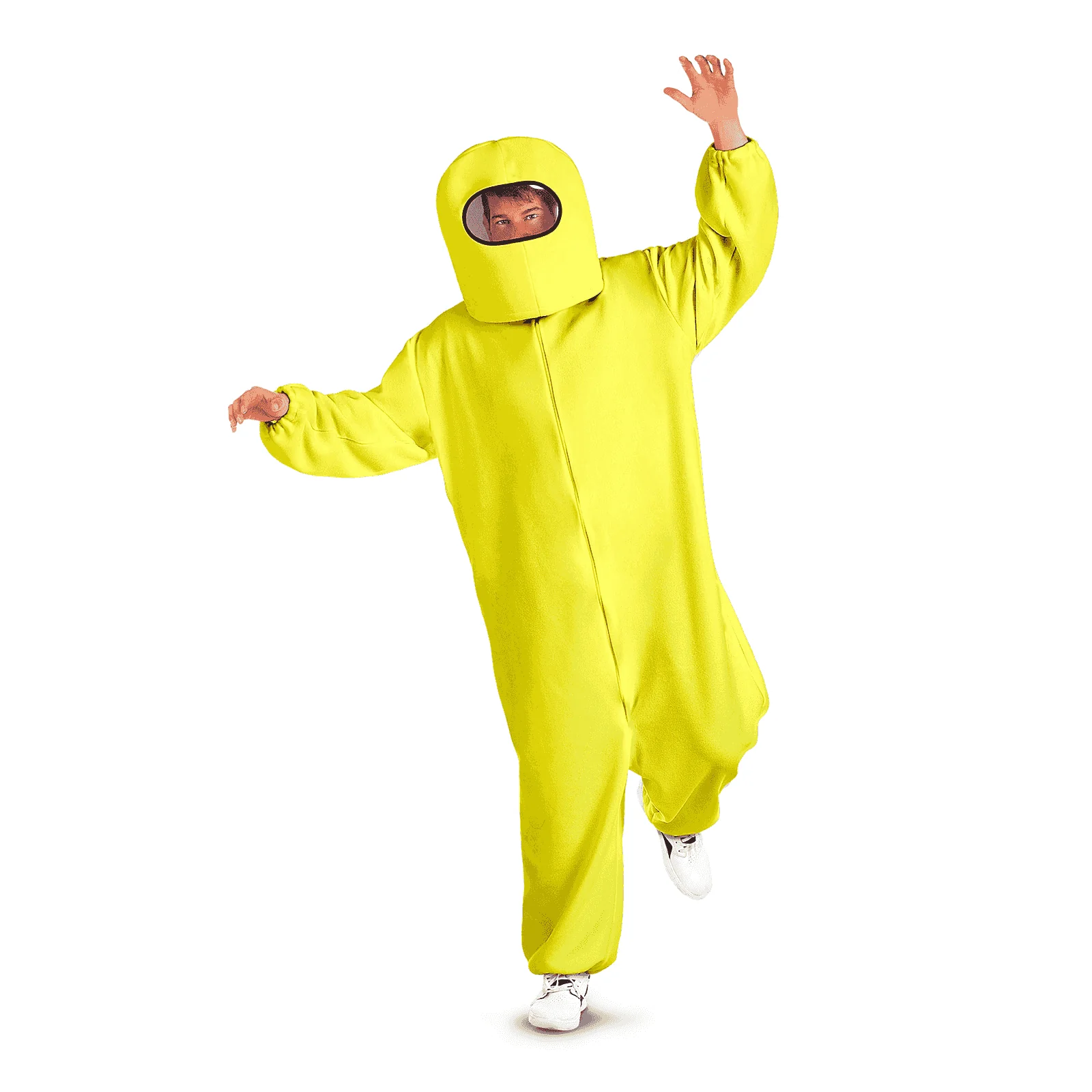 Disfraz de Among us impostor yellow ml adulto talla ML - Image 4