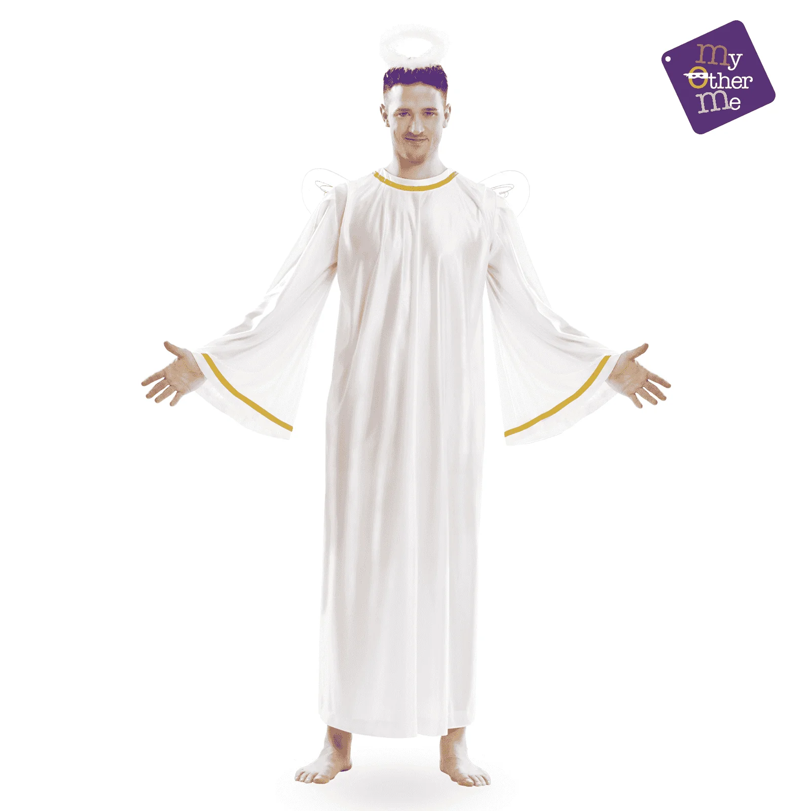 Disfraz de Ángel adulto talla ML