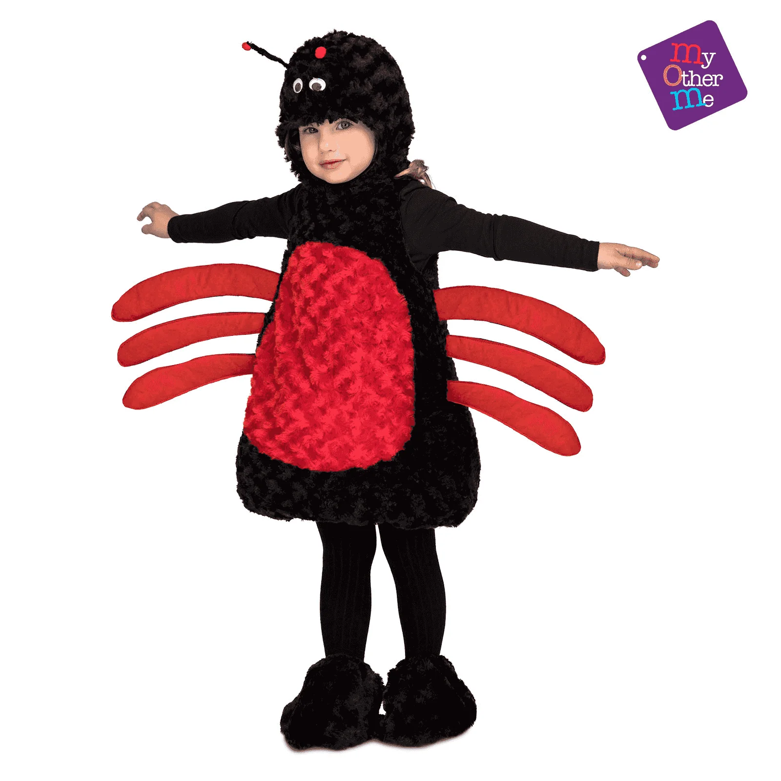 Disfraz de Araña peluche 5-6 años infantil