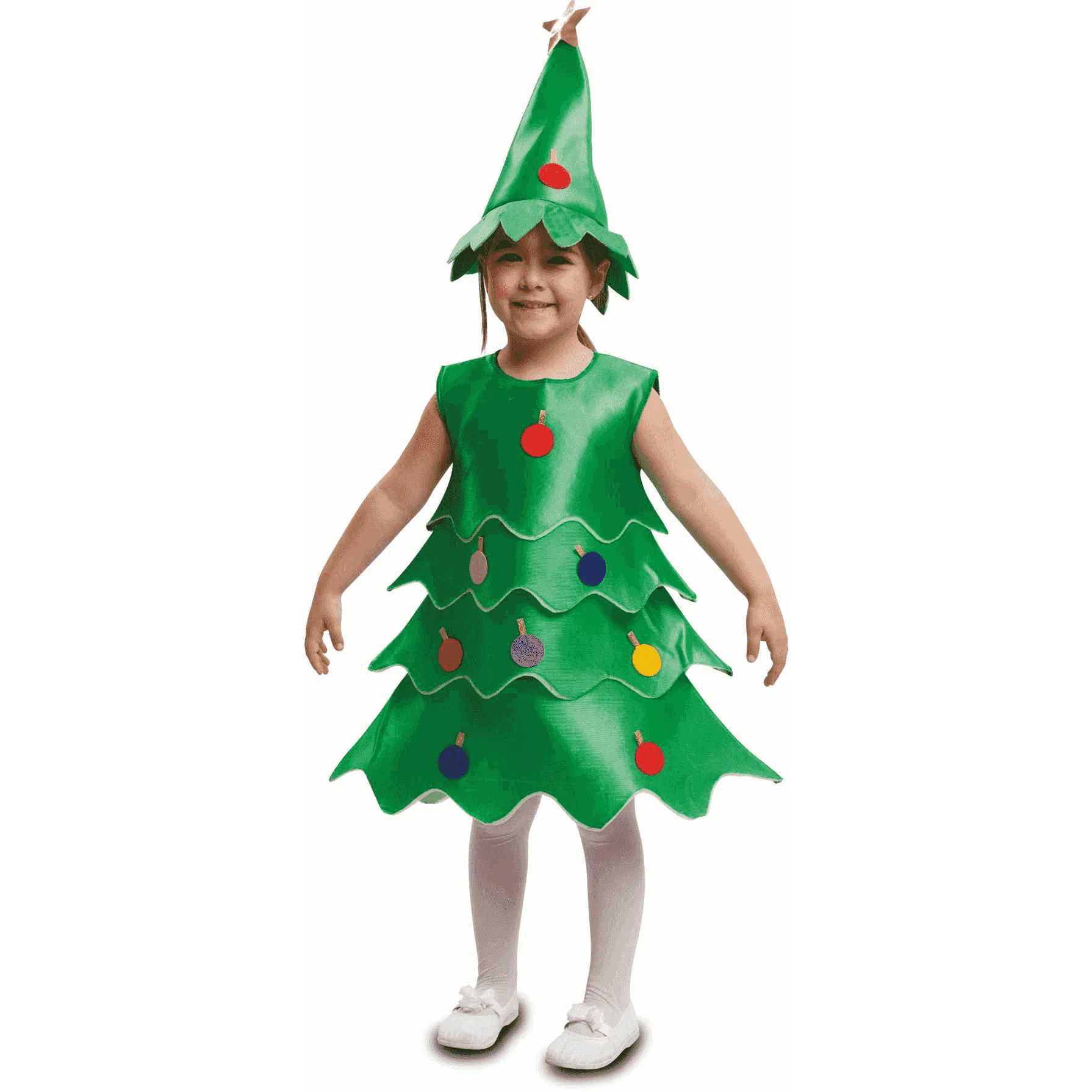 Disfraz de Árbol de navidad 7-9 años infantil