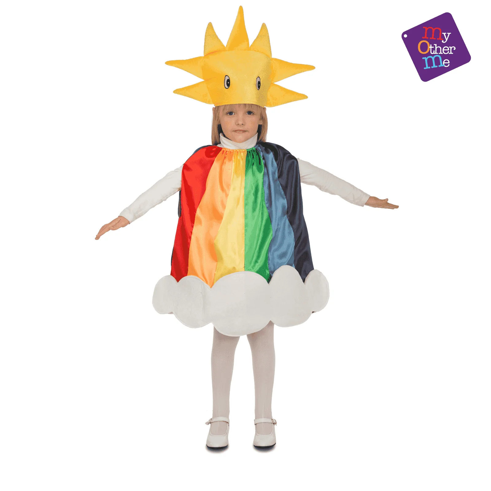 Disfraz de Arco iris 3-4 años infantil