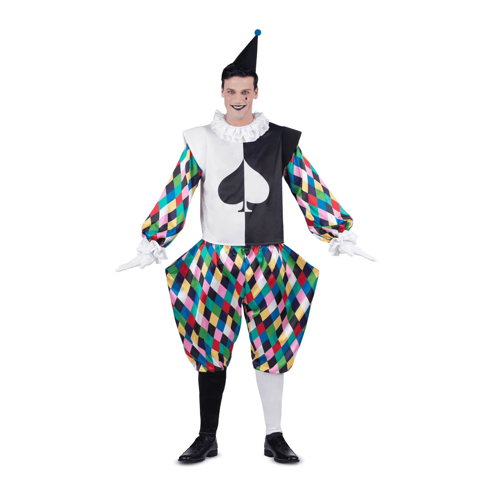 Disfraz de Arlequín adulto talla XL