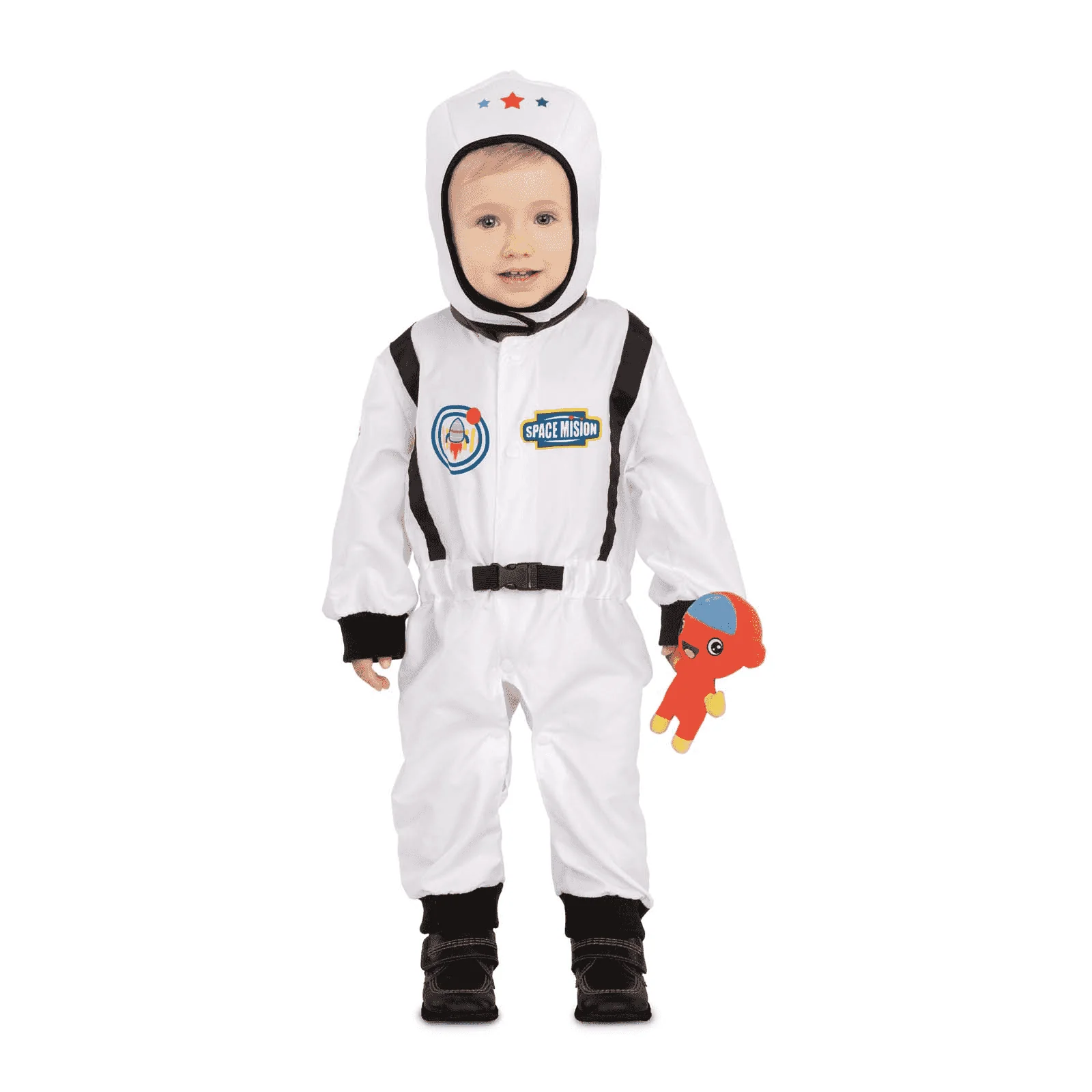 Disfraz de Astronauta con alien 7-12 meses bebé