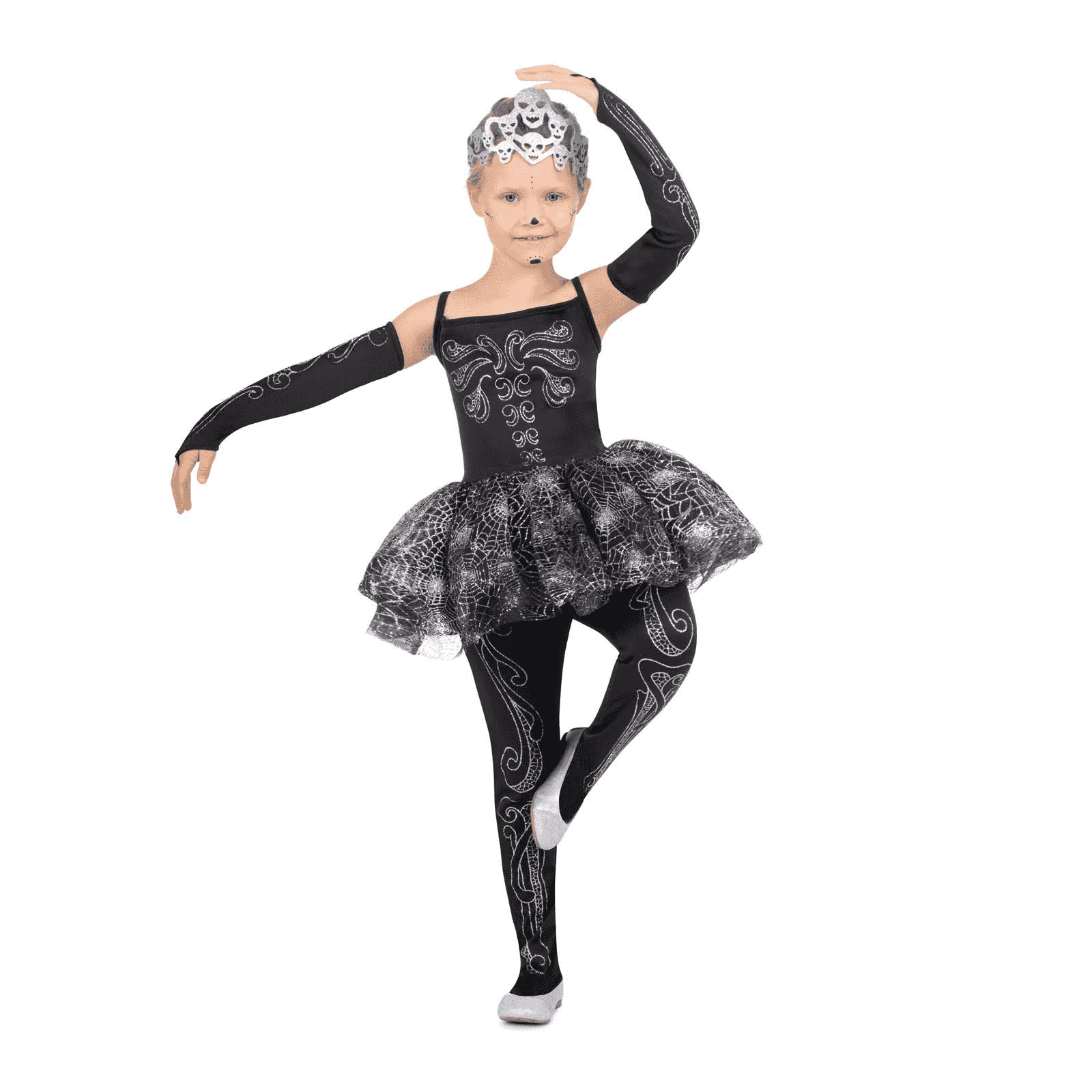Disfraz de Bailarina esqueleto 5-6 años infantil - Image 2