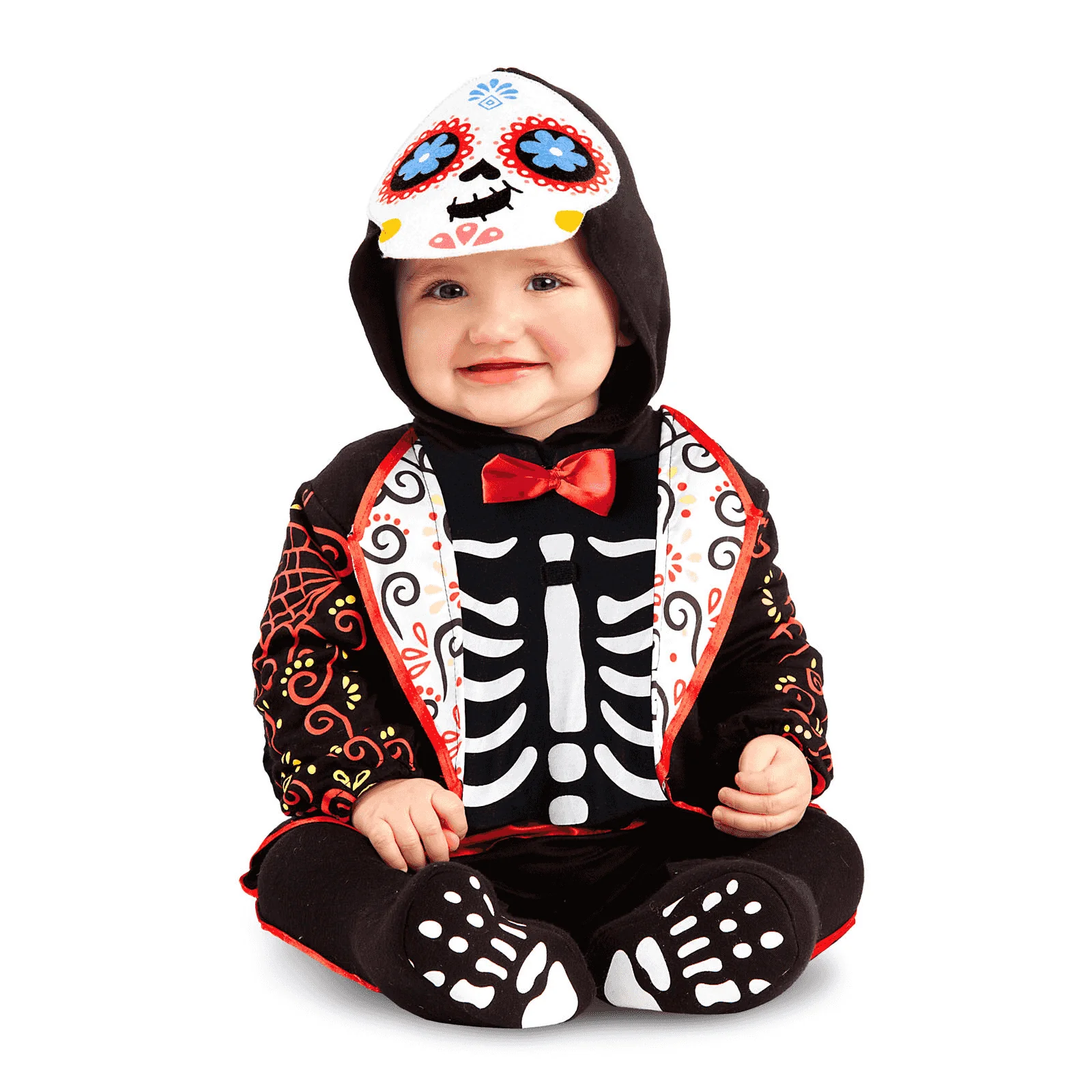 Disfraz de Bebé día de los muertos 7-12 meses bebé