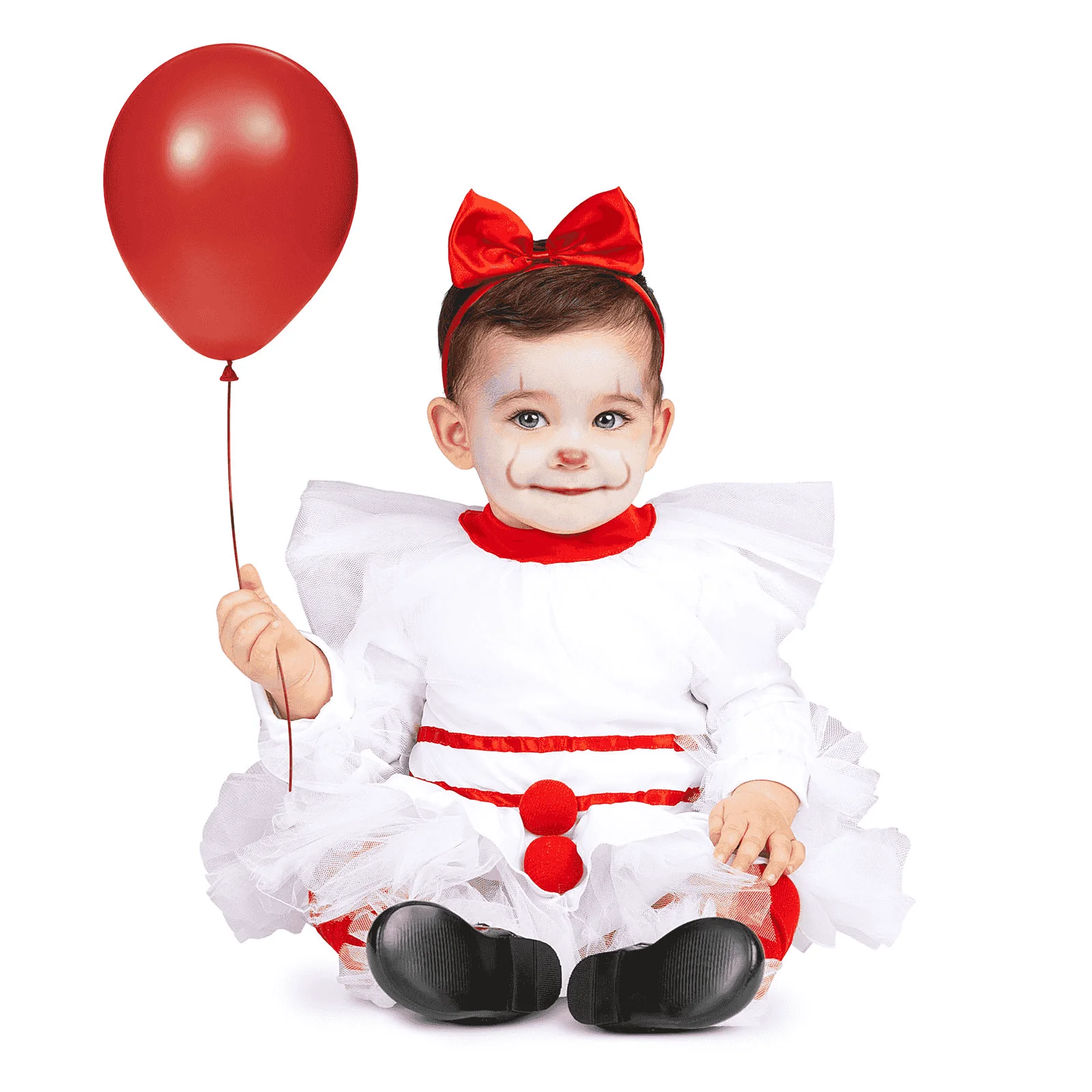 Disfraz de Bebé payaso aterrador 7-12 meses bebé
